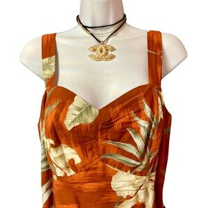 Dress Paradise Found Sarong Hawaii large EUC